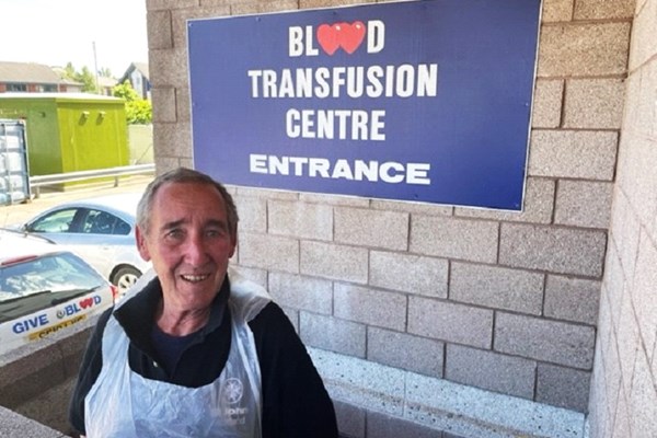 Blood Transfusion Triage Service volunteer James Stewart